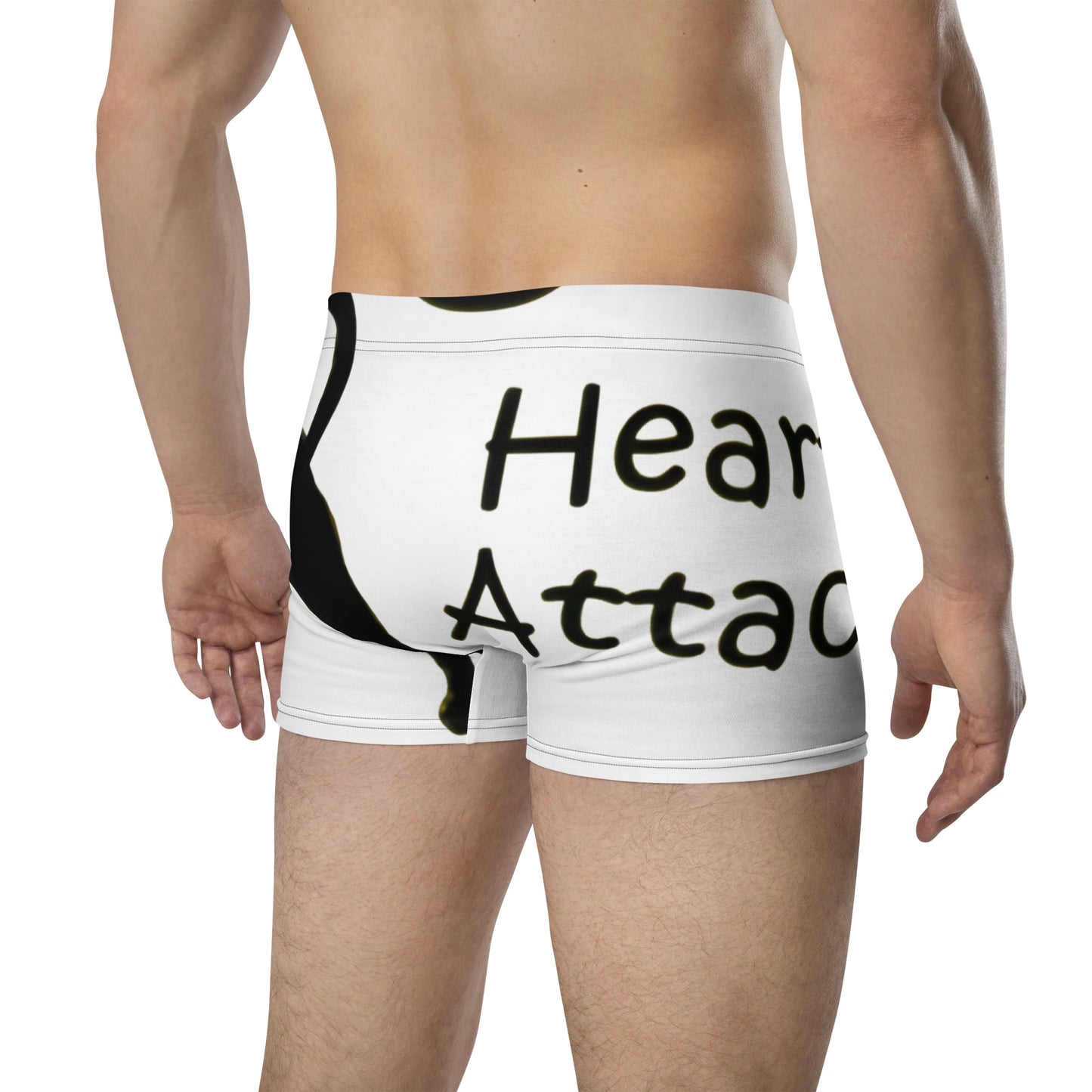 Black Cat Heart Attack Boxer Briefs