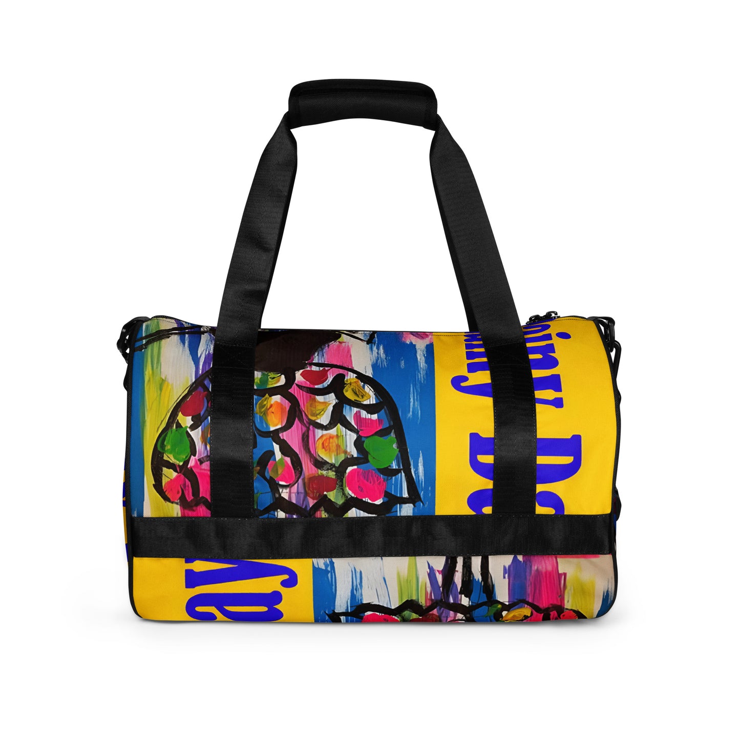 Rainy Day All-over print gym bag