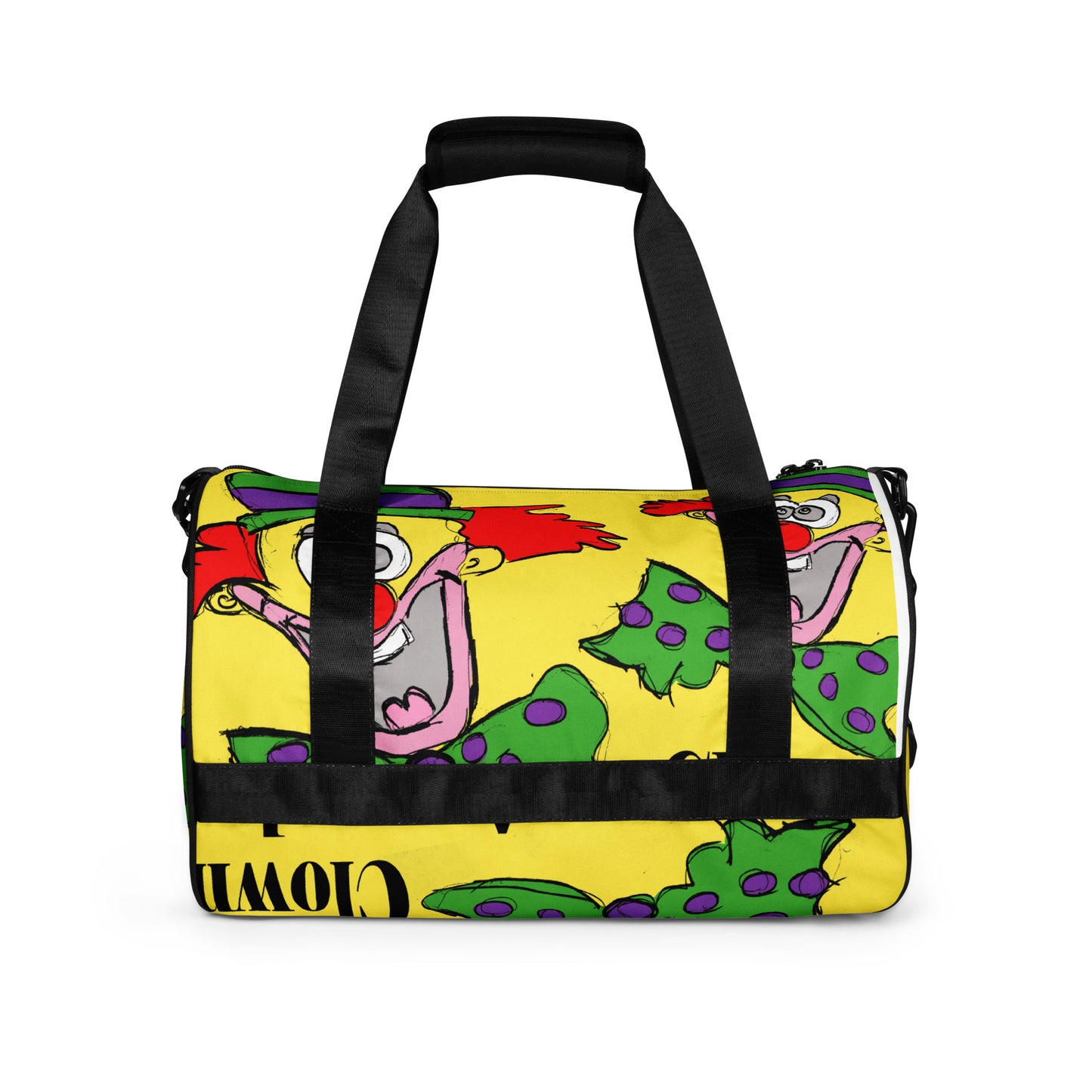 Clown Around Town All-over print gym bag