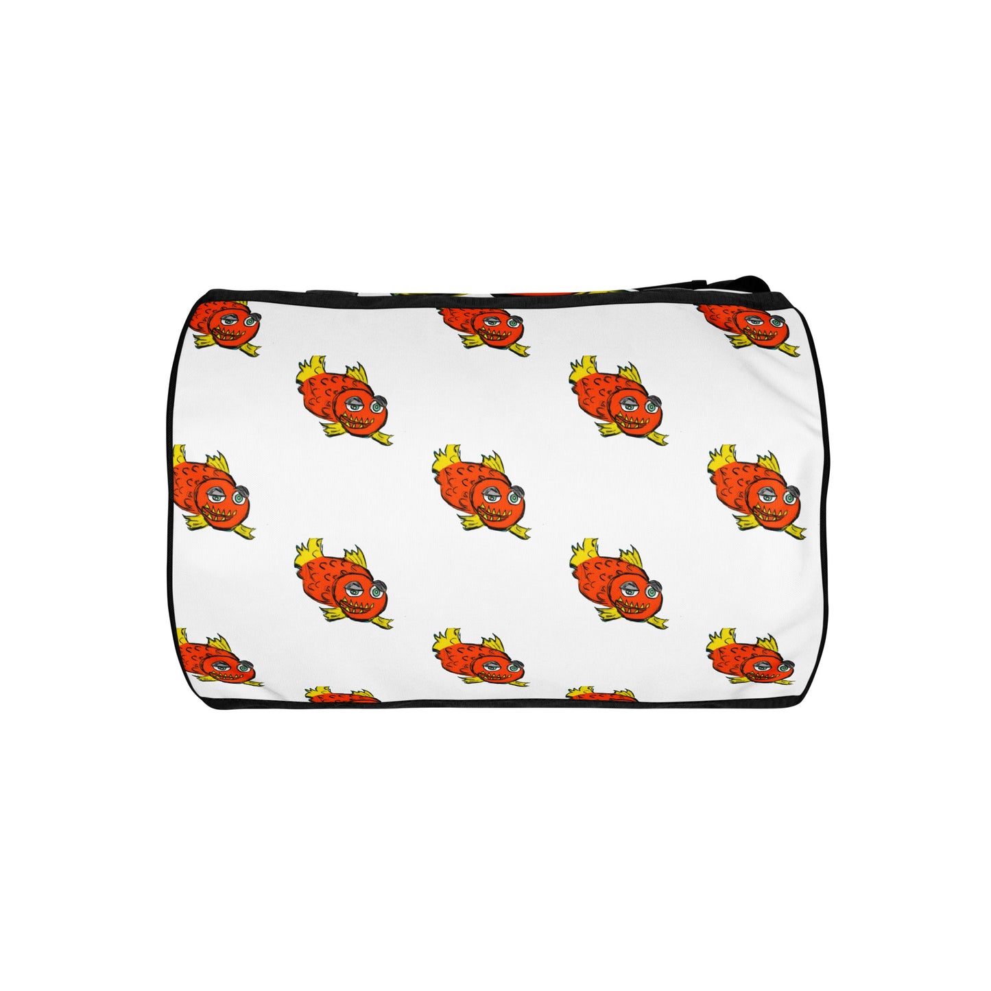 Piranha All-over print gym bag