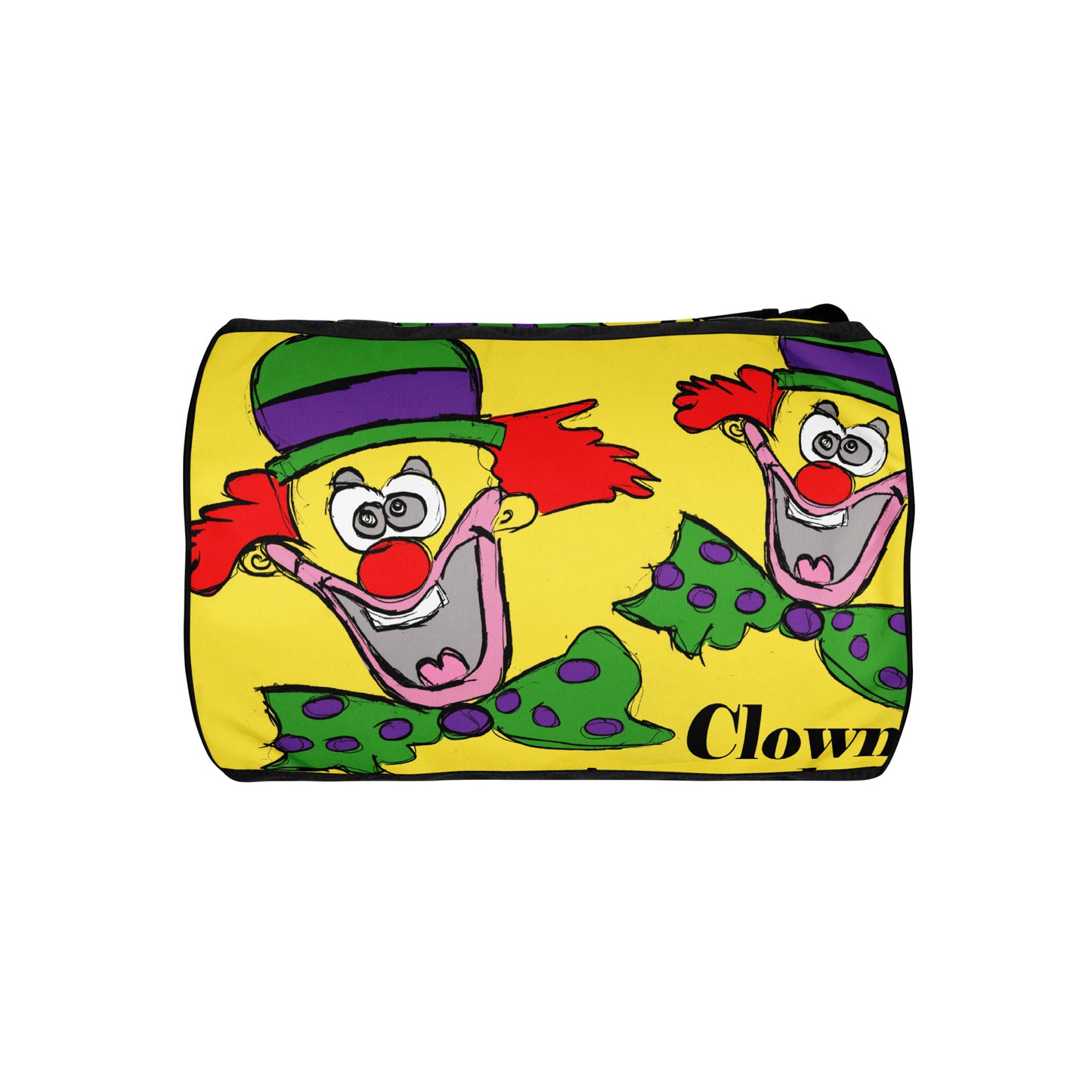 Clown Around Town All-over print gym bag