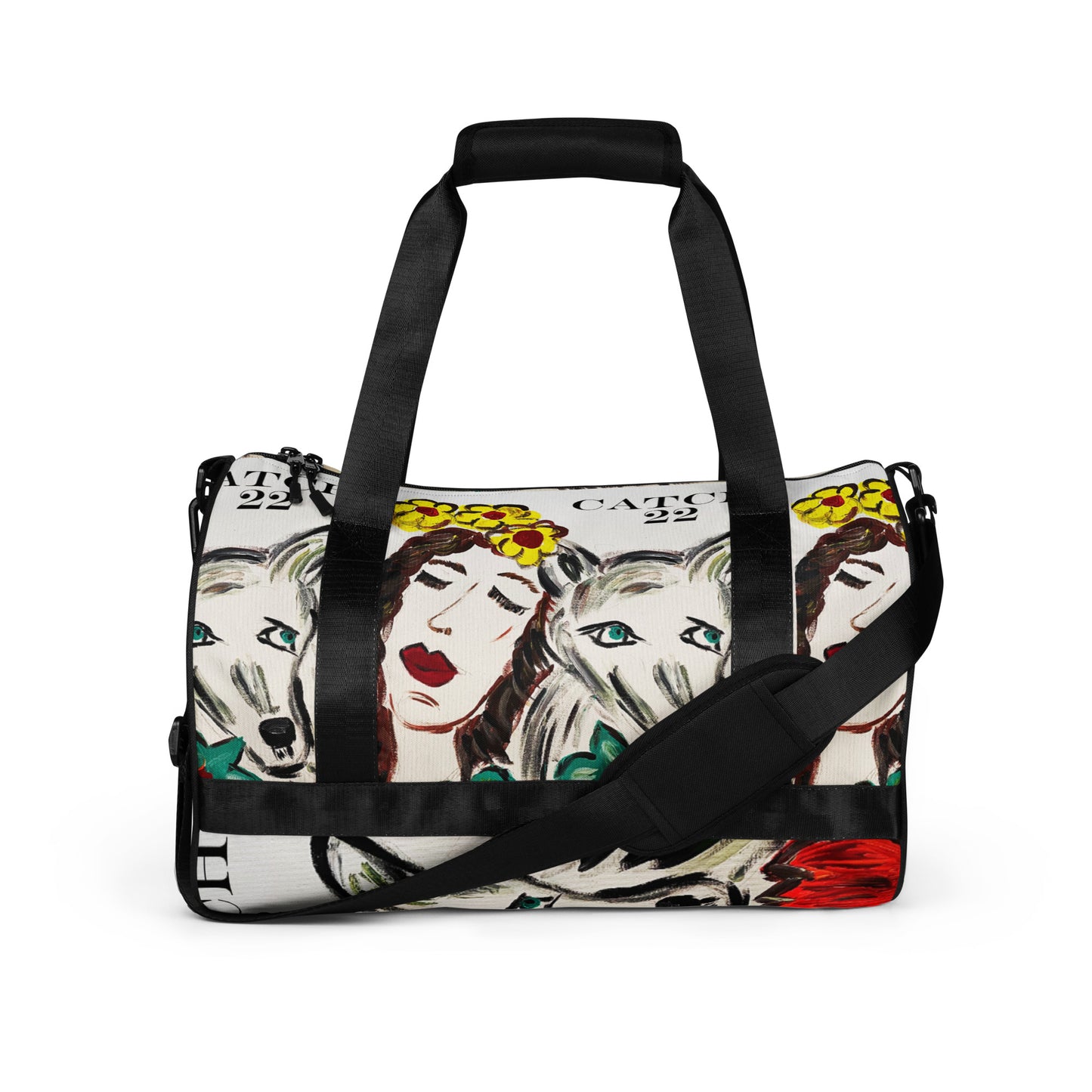 Catch 22 All-over print gym bag
