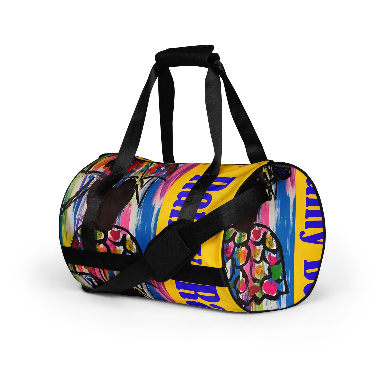 Rainy Day All-over print gym bag