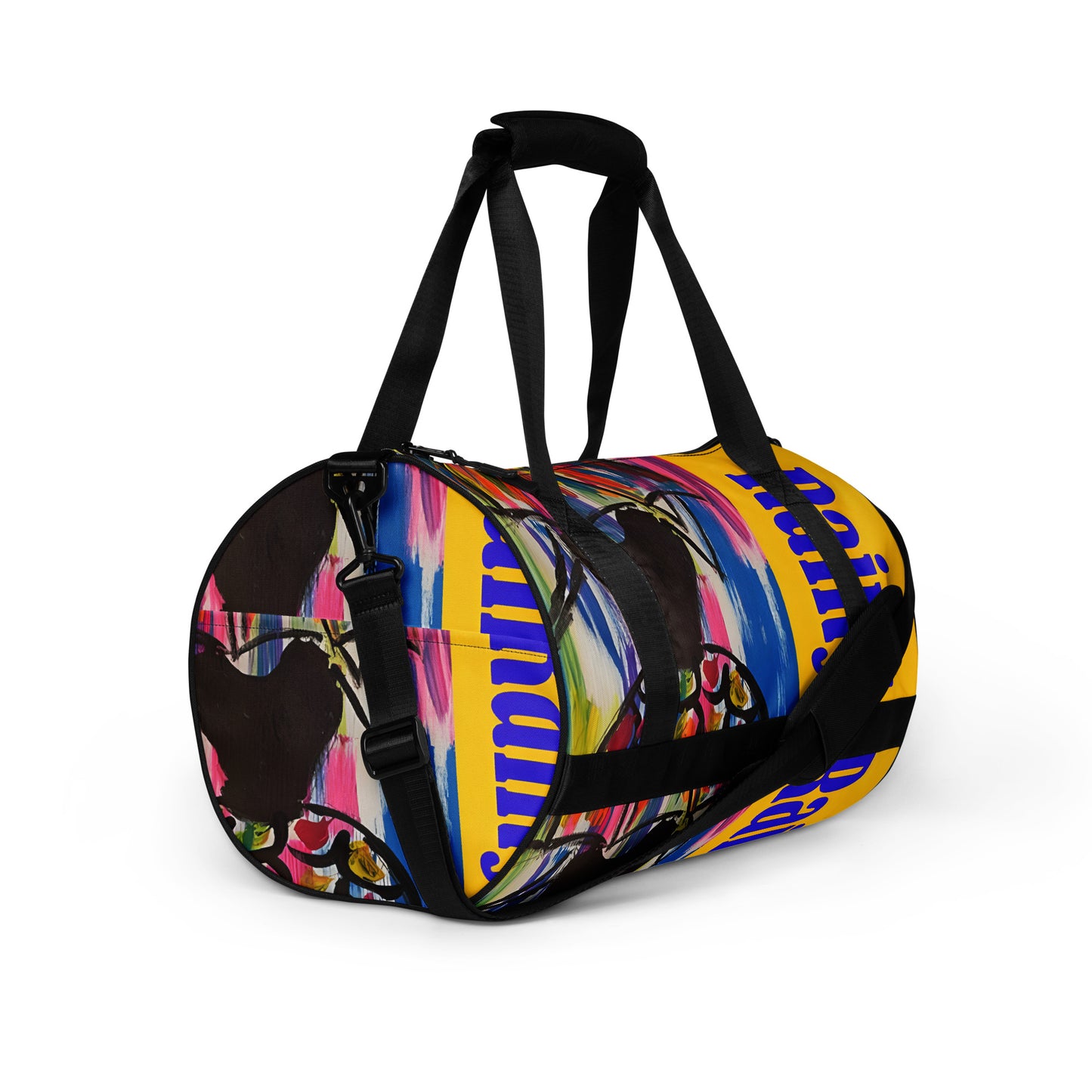 Rainy Day All-over print gym bag