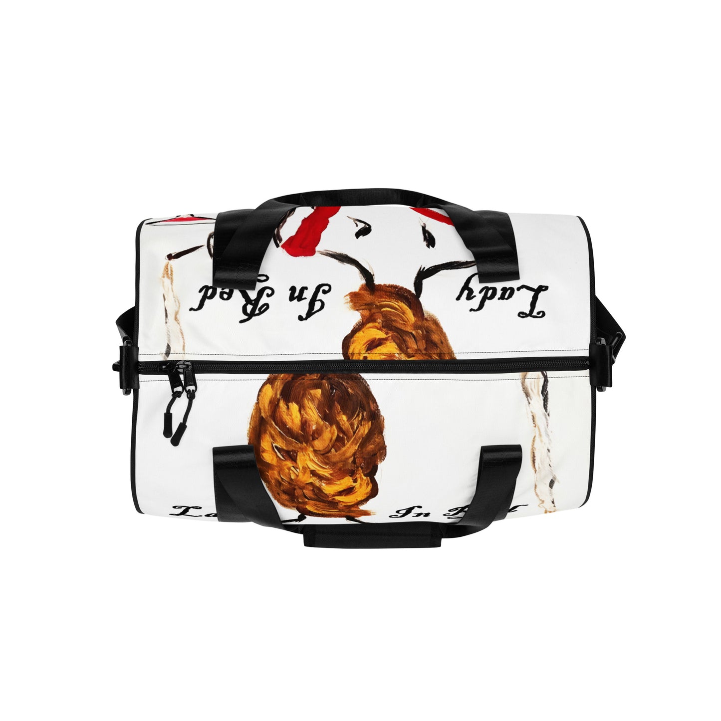Lady In Red All-over print gym bag