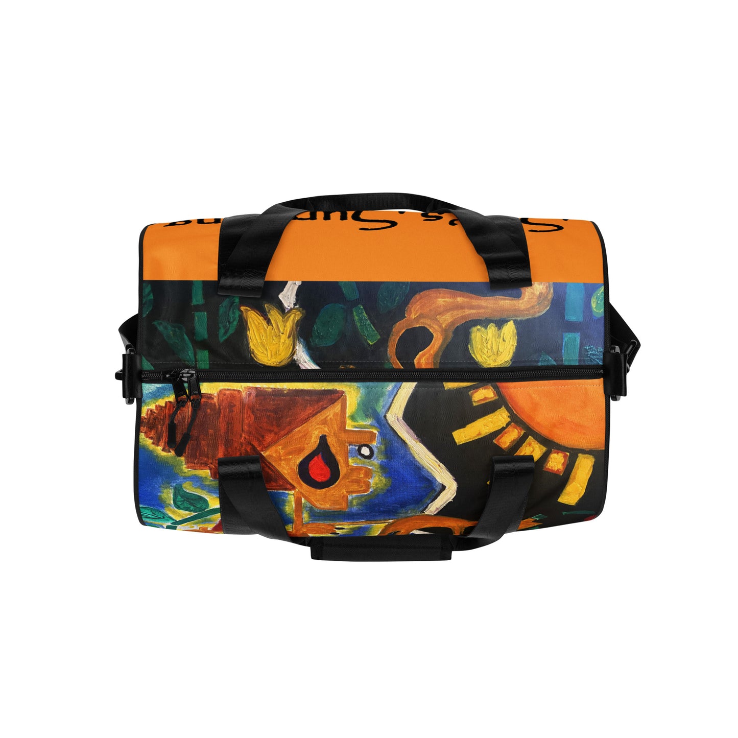 She's Surviving All-over print gym bag