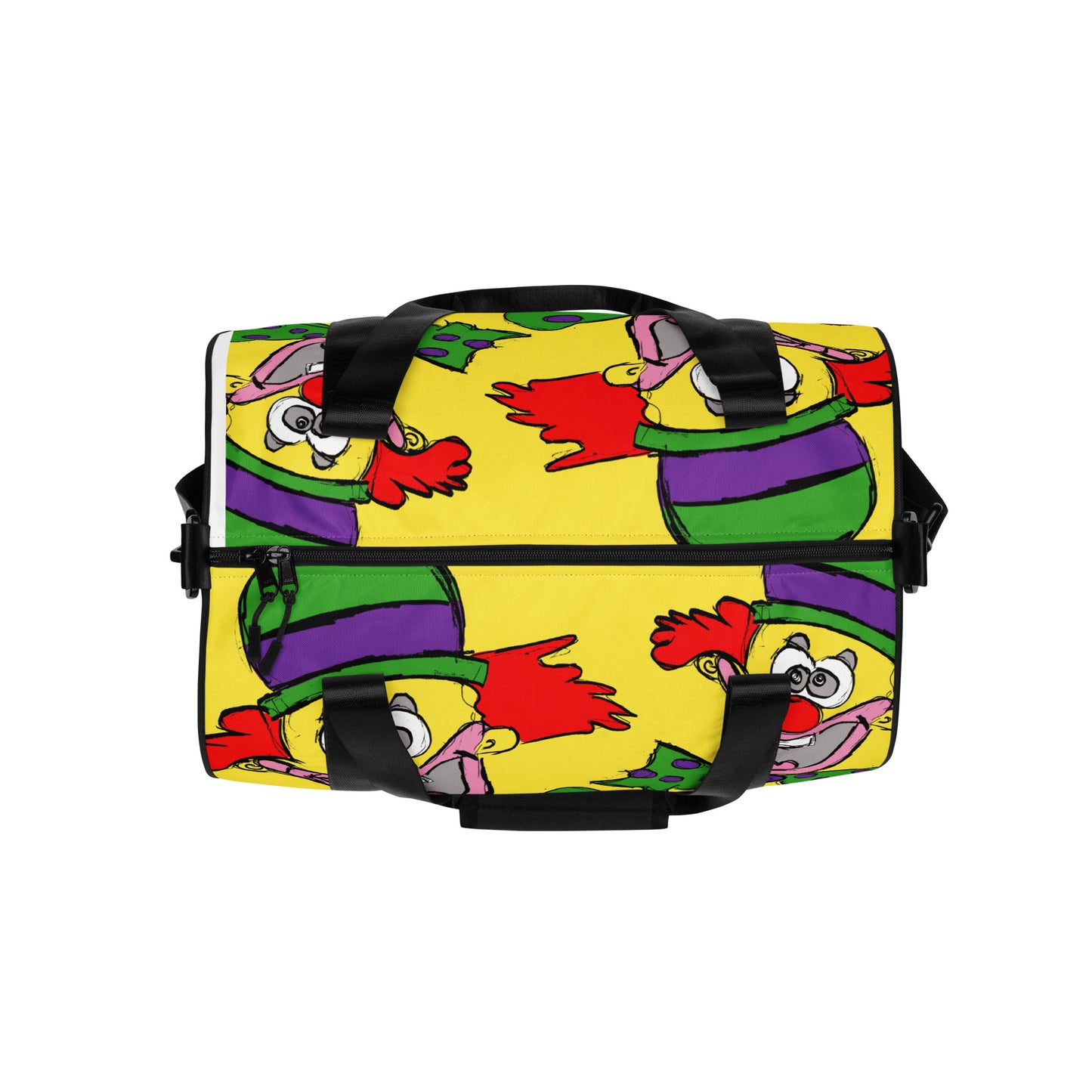 Clown Around Town All-over print gym bag