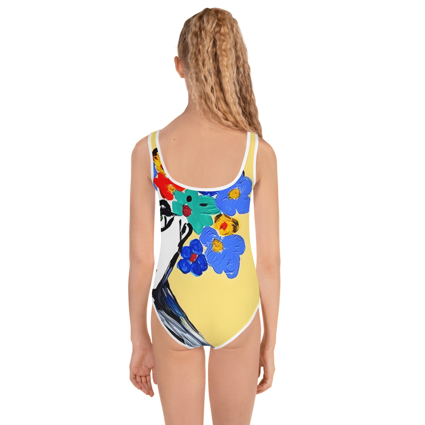 A Day For Flowers All-Over Print Kids Swimsuit