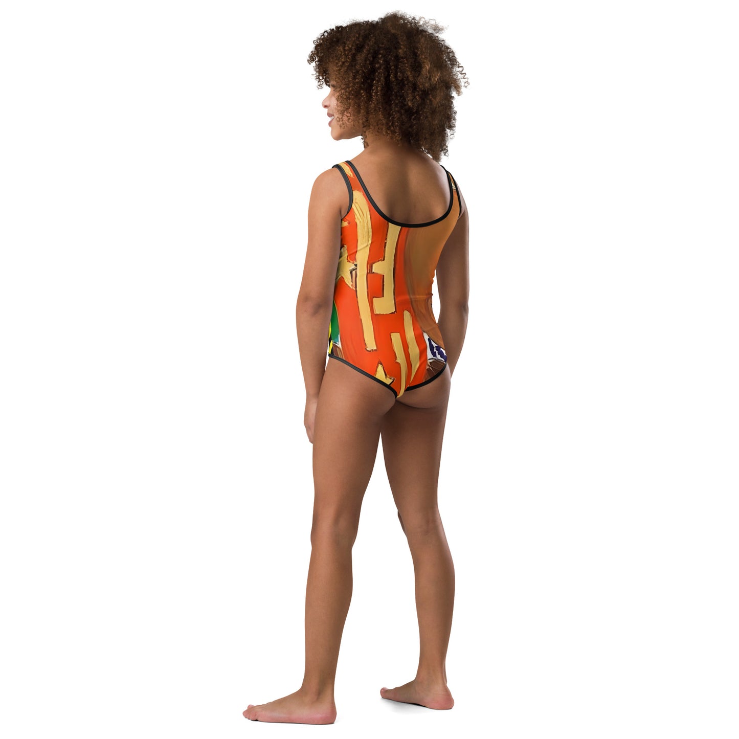 I Love My Panama All-Over Print Kids Swimsuit