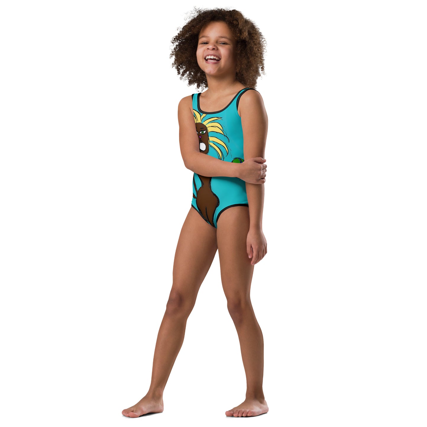 I Hold My World All-Over Print Kids Swimsuit