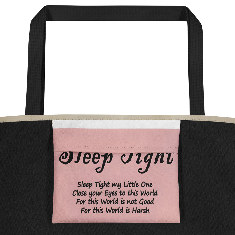 Sleep Tight All-Over Print Large Tote Bag