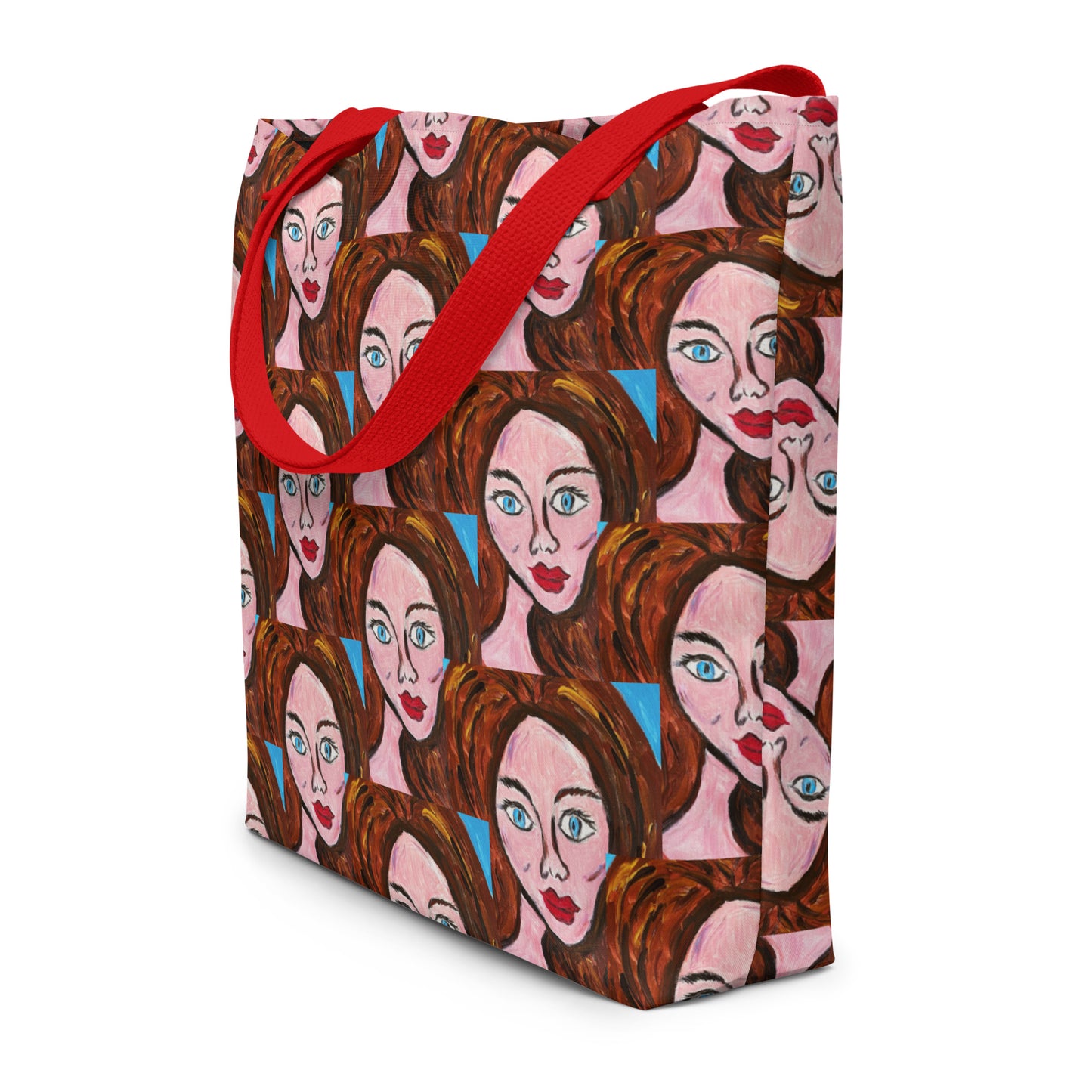 I'm In Love With You All-Over Print Large Tote Bag