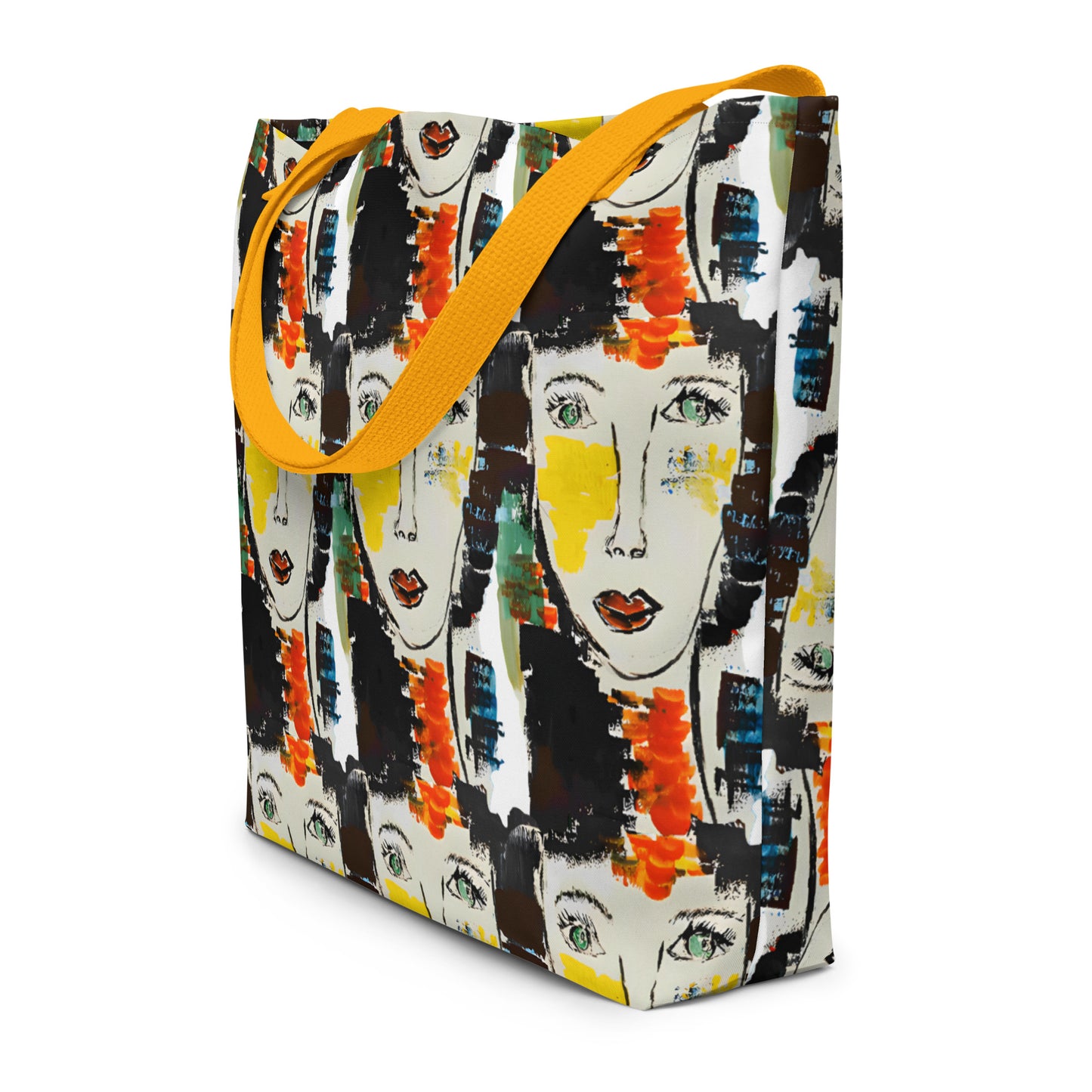 "I Am" All-Over Print Large Tote Bag