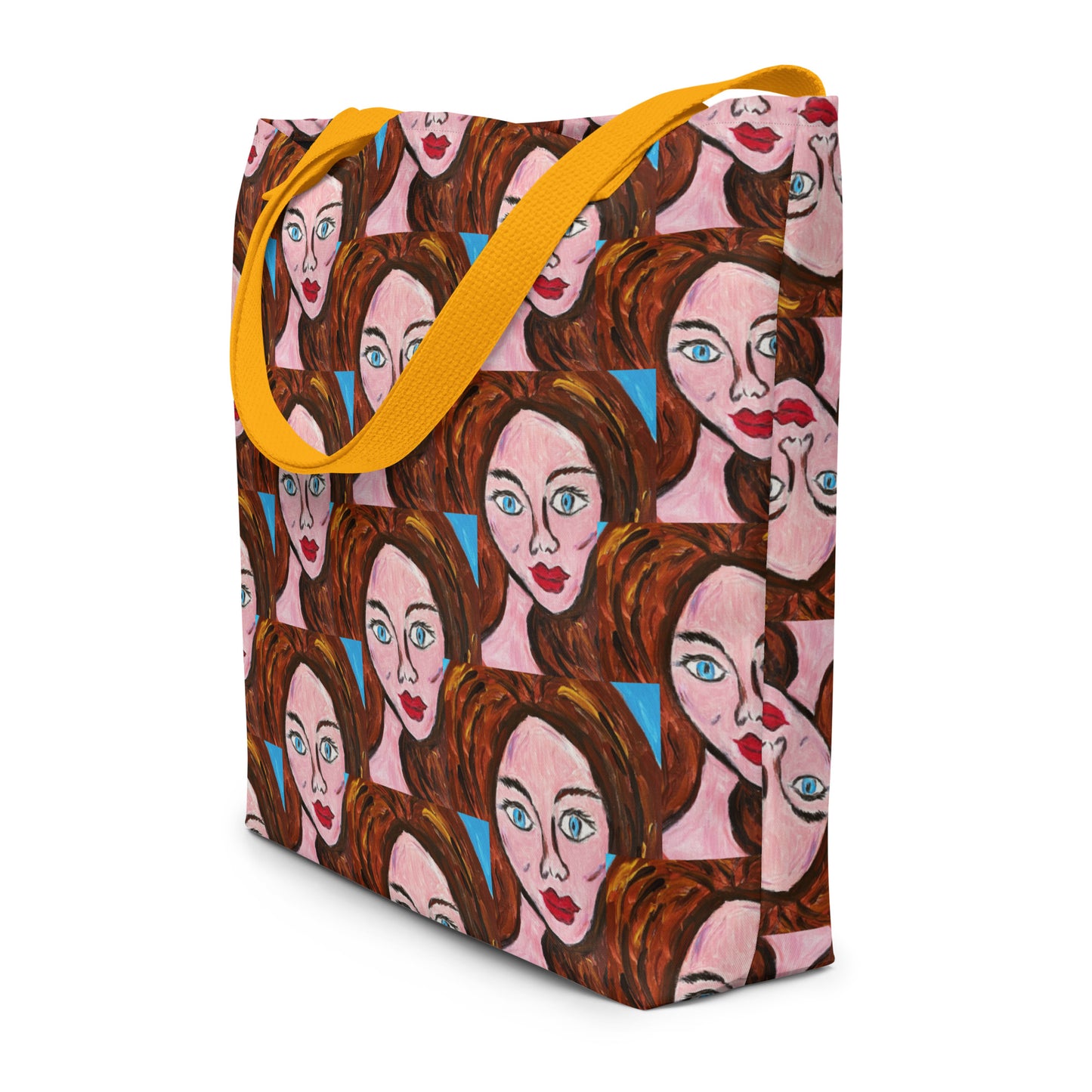 I'm In Love With You All-Over Print Large Tote Bag