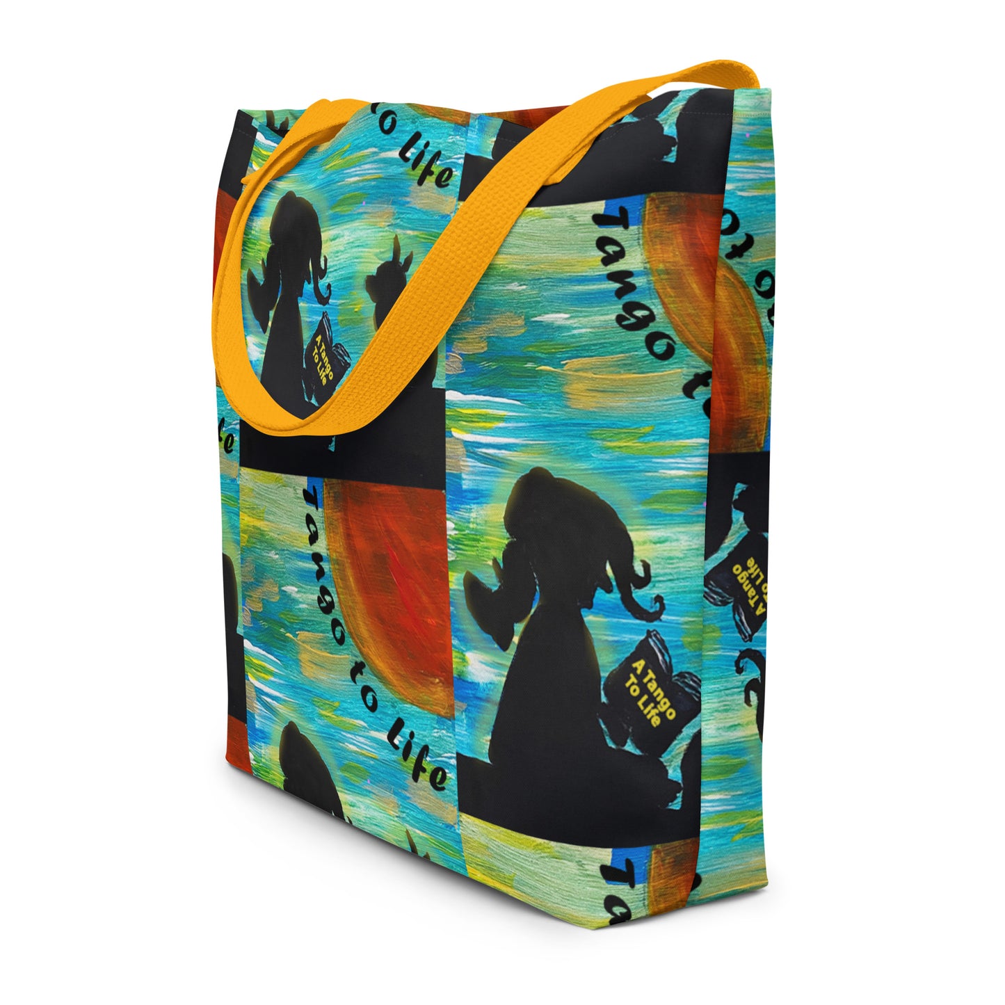 A Tango To Life 2 All-Over Print Large Tote Bag