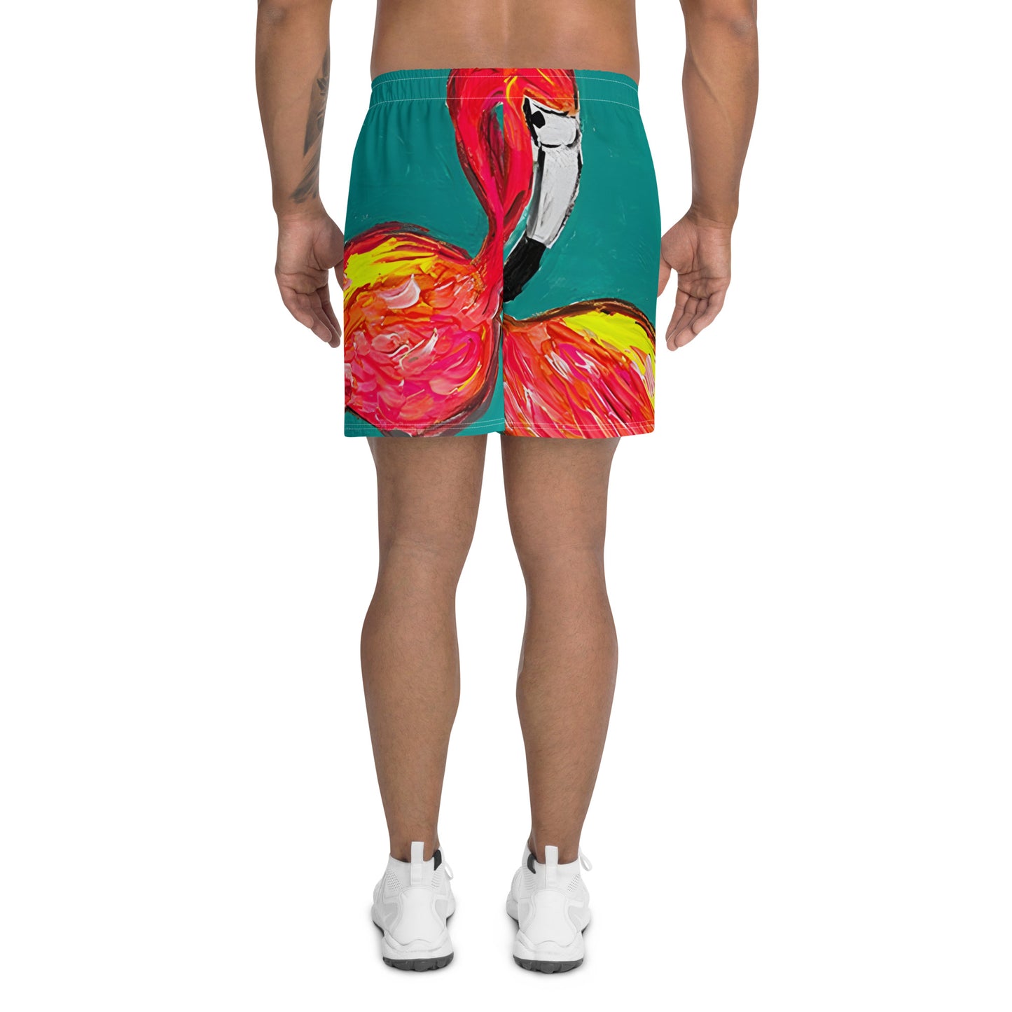 Flamingo Flamenco Men's Recycled Athletic Shorts