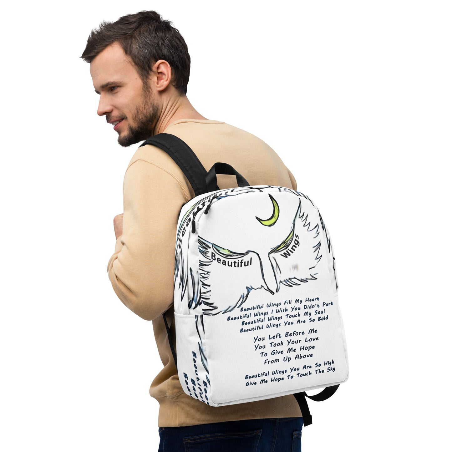 Beautiful Wings Minimalist Backpack