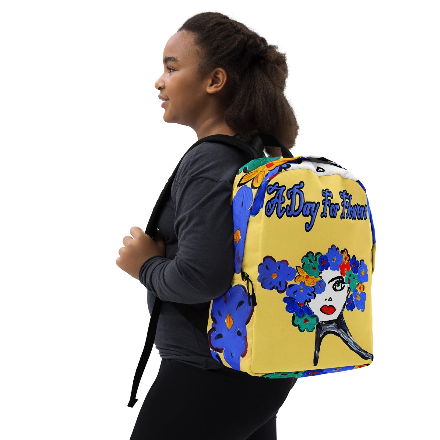 A Day For Flowers Minimalist Backpack