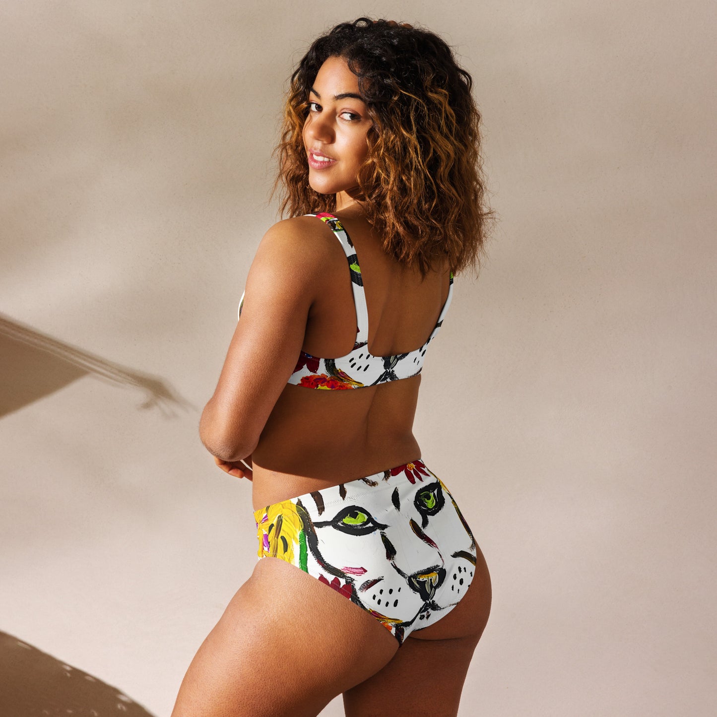 Magical Lion Recycled high-waisted bikini - A Tango to Life