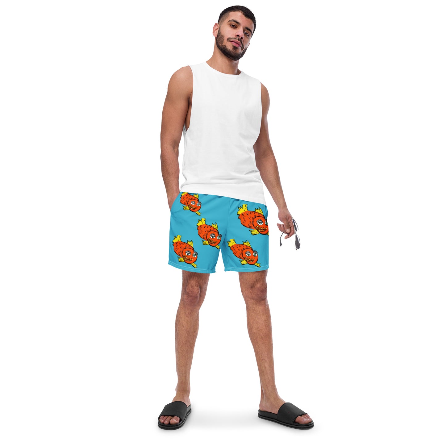Piranha Men's swim trunks - A Tango to Life