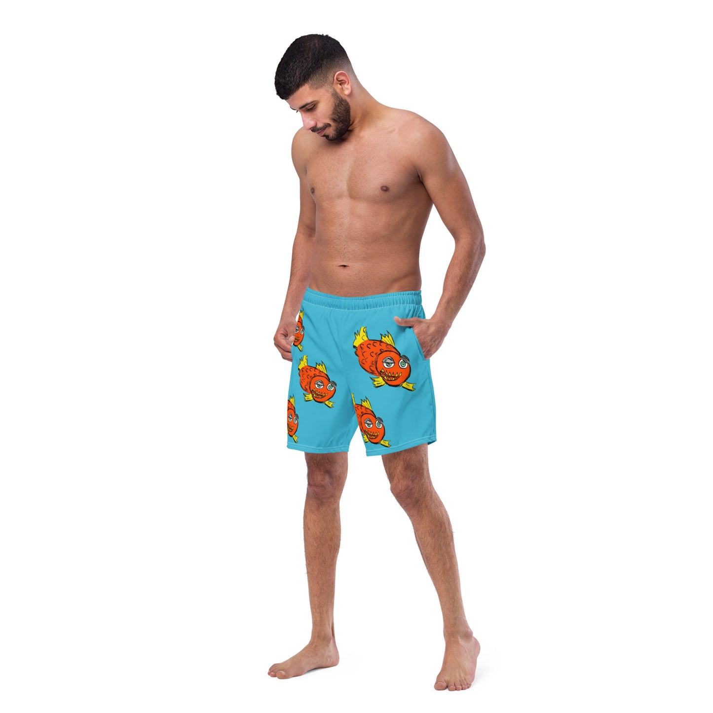 Piranha Men's swim trunks - A Tango to Life