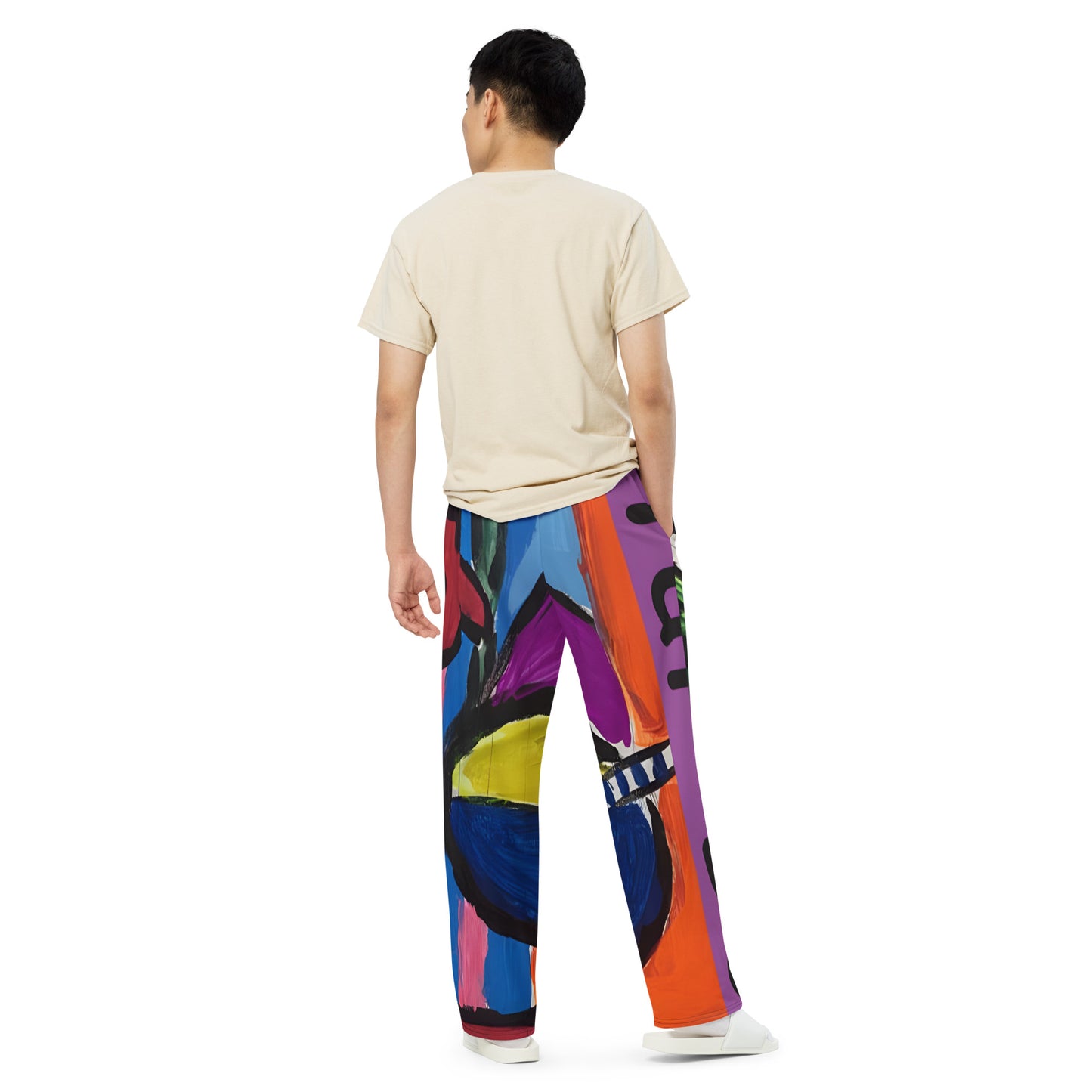 Guitar Boy All-over print unisex wide-leg pants