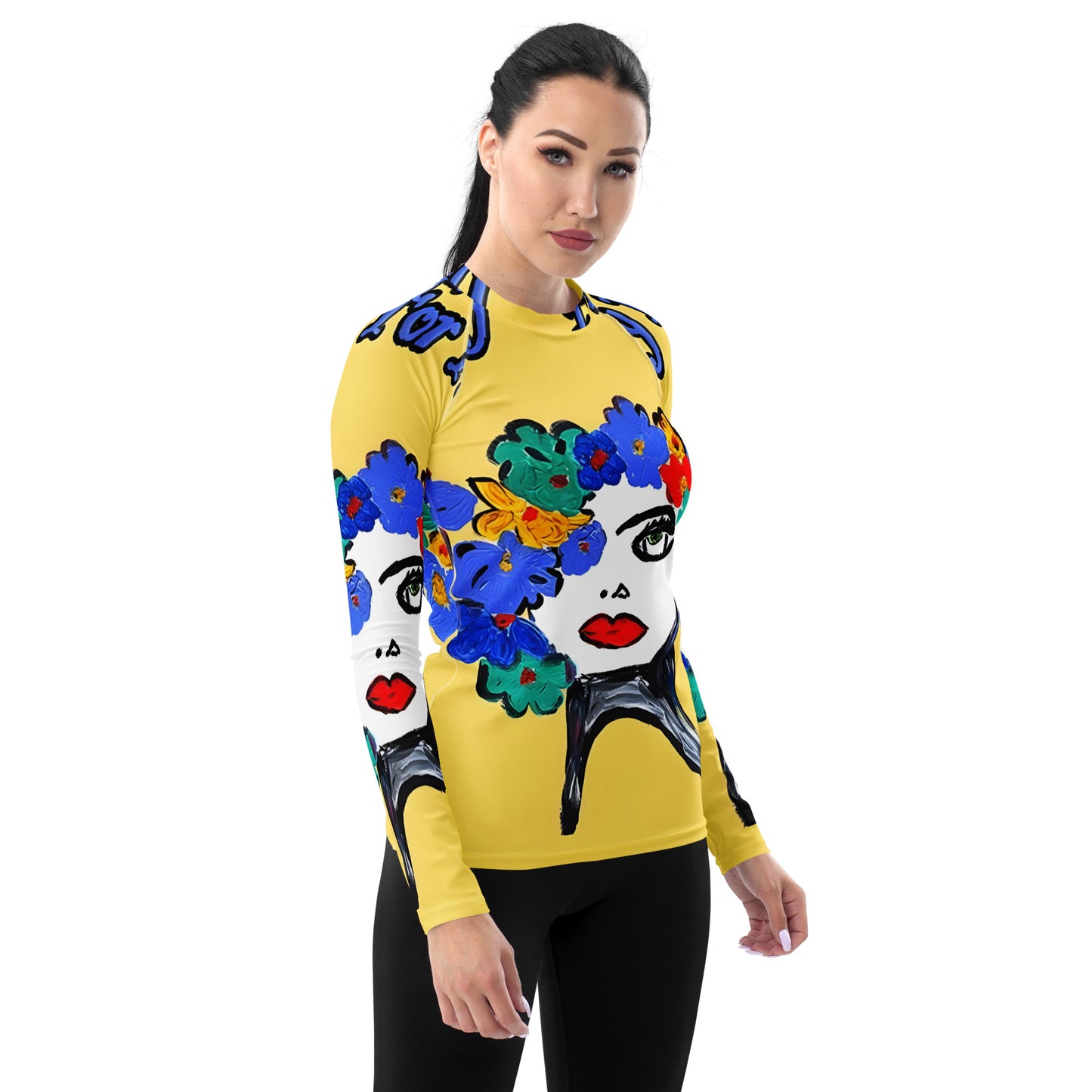 A Day For Flowers Women's Rash Guard