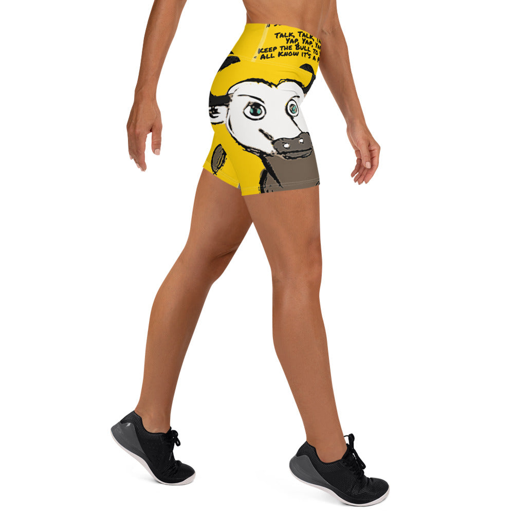 Bull Crap Yoga Shorts