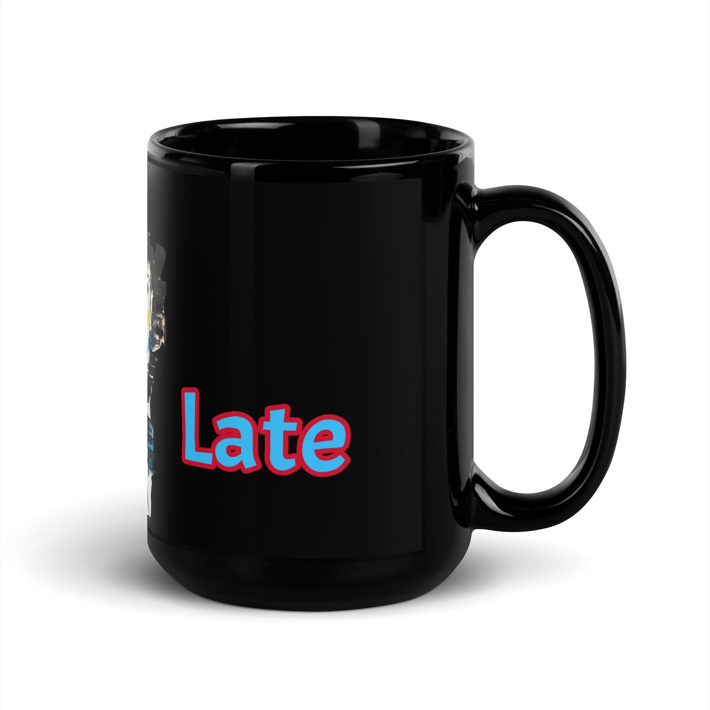 "I AM" Black Glossy Mug