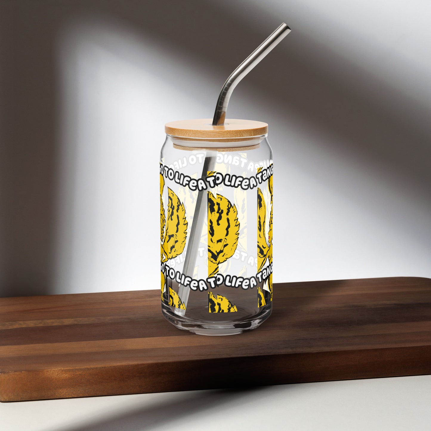 Stuck Up Can-shaped glass