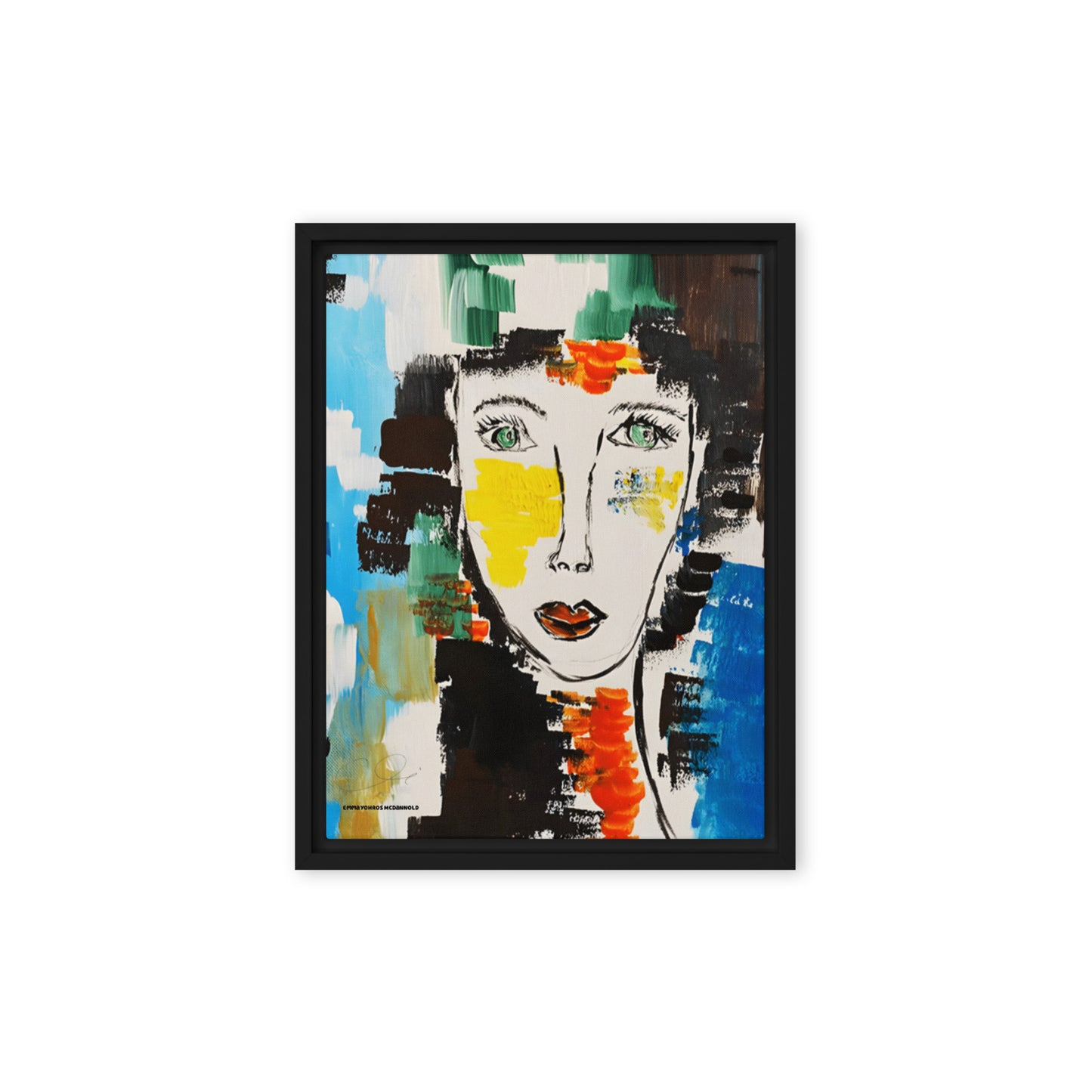 "I AM" Framed canvas