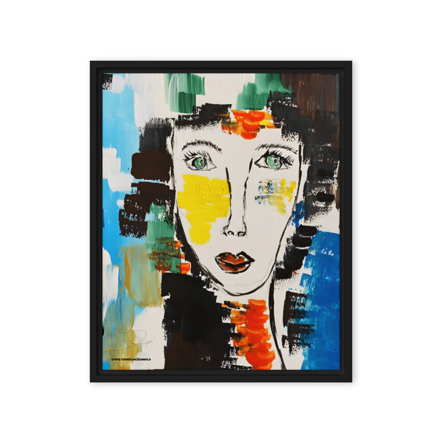 "I AM" Framed canvas