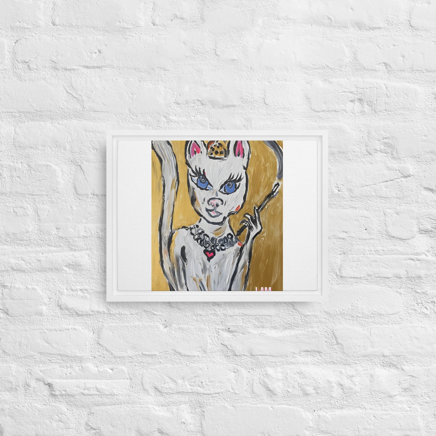 I Am Woman Framed canvas