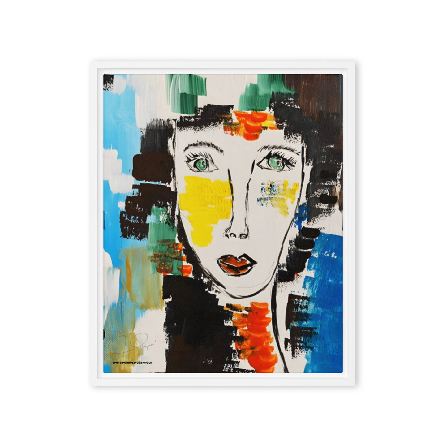 "I AM" Framed canvas