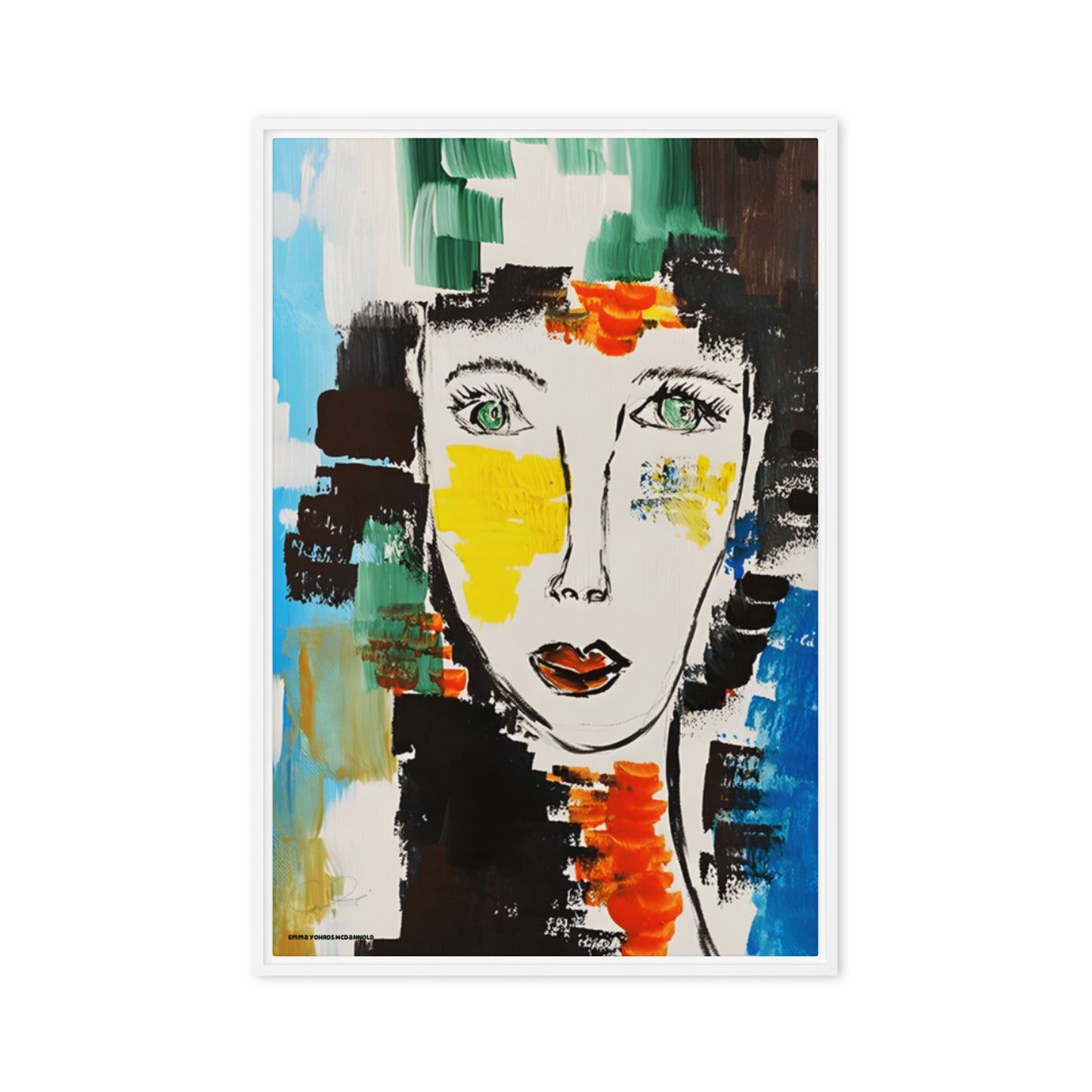 "I AM" Framed canvas