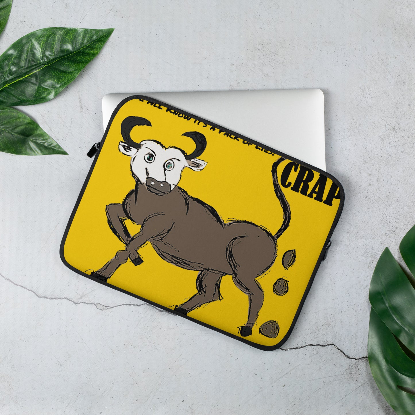 Bull Crap Laptop Sleeve