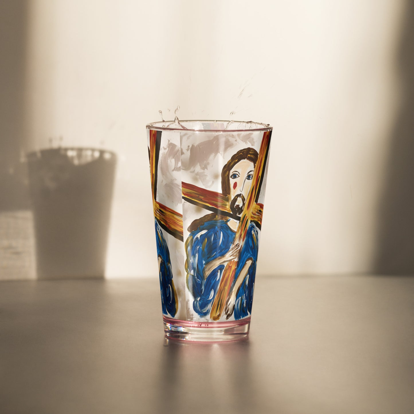 Jesus Shaker pint glass