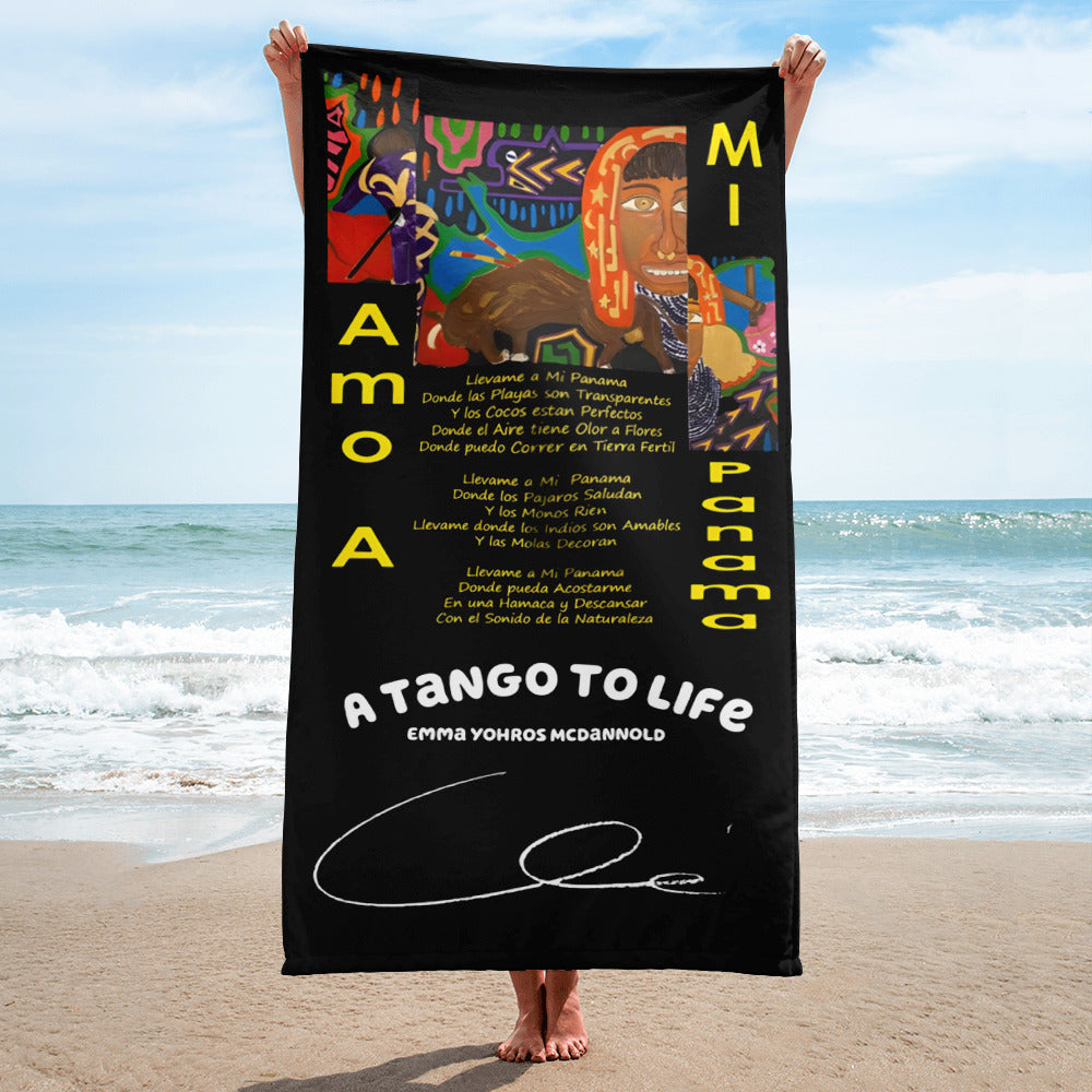 I Love My Panama Towel - A Tango to Life