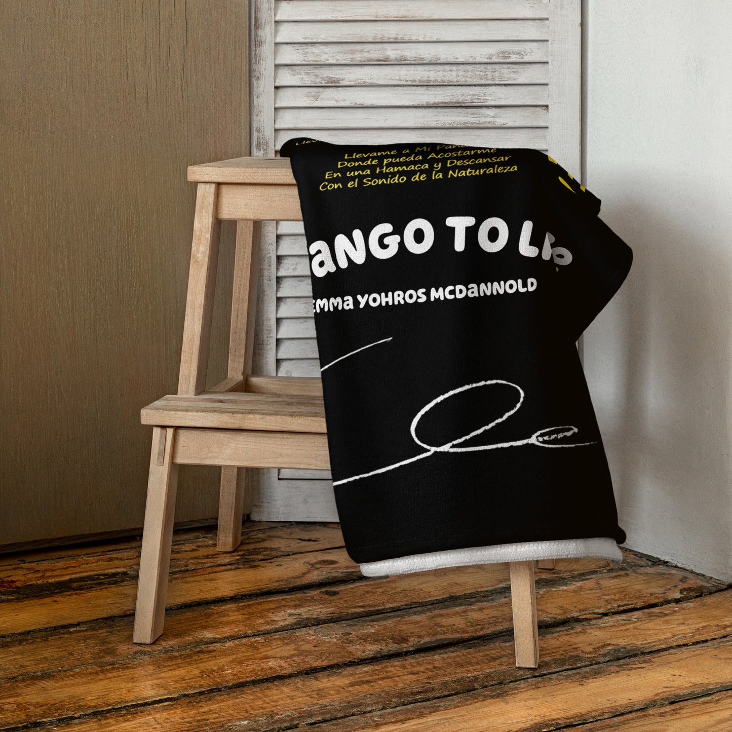 I Love My Panama Towel - A Tango to Life