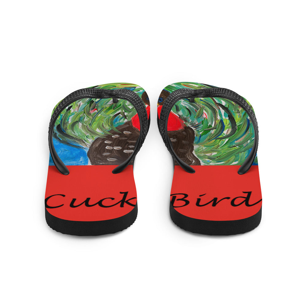 Cuckoo Bird Flip-Flops
