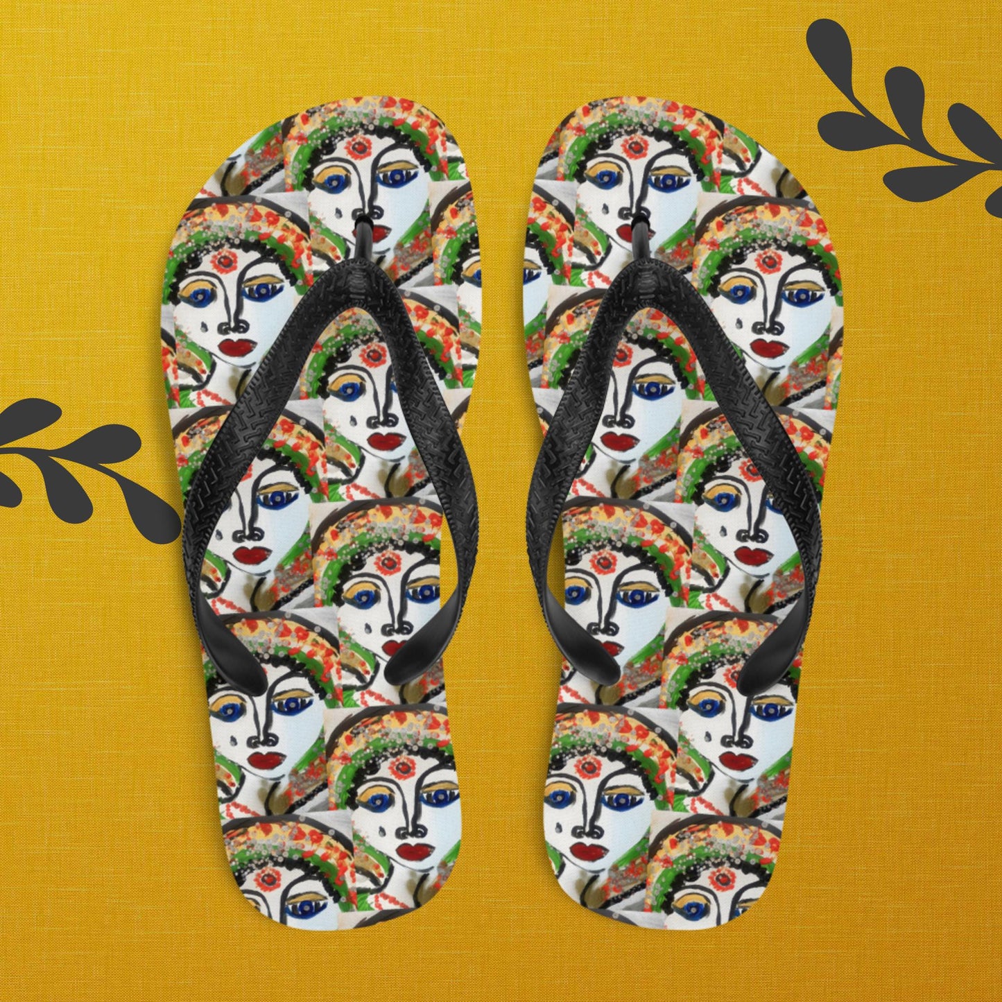 Indian Woman Flip-Flops