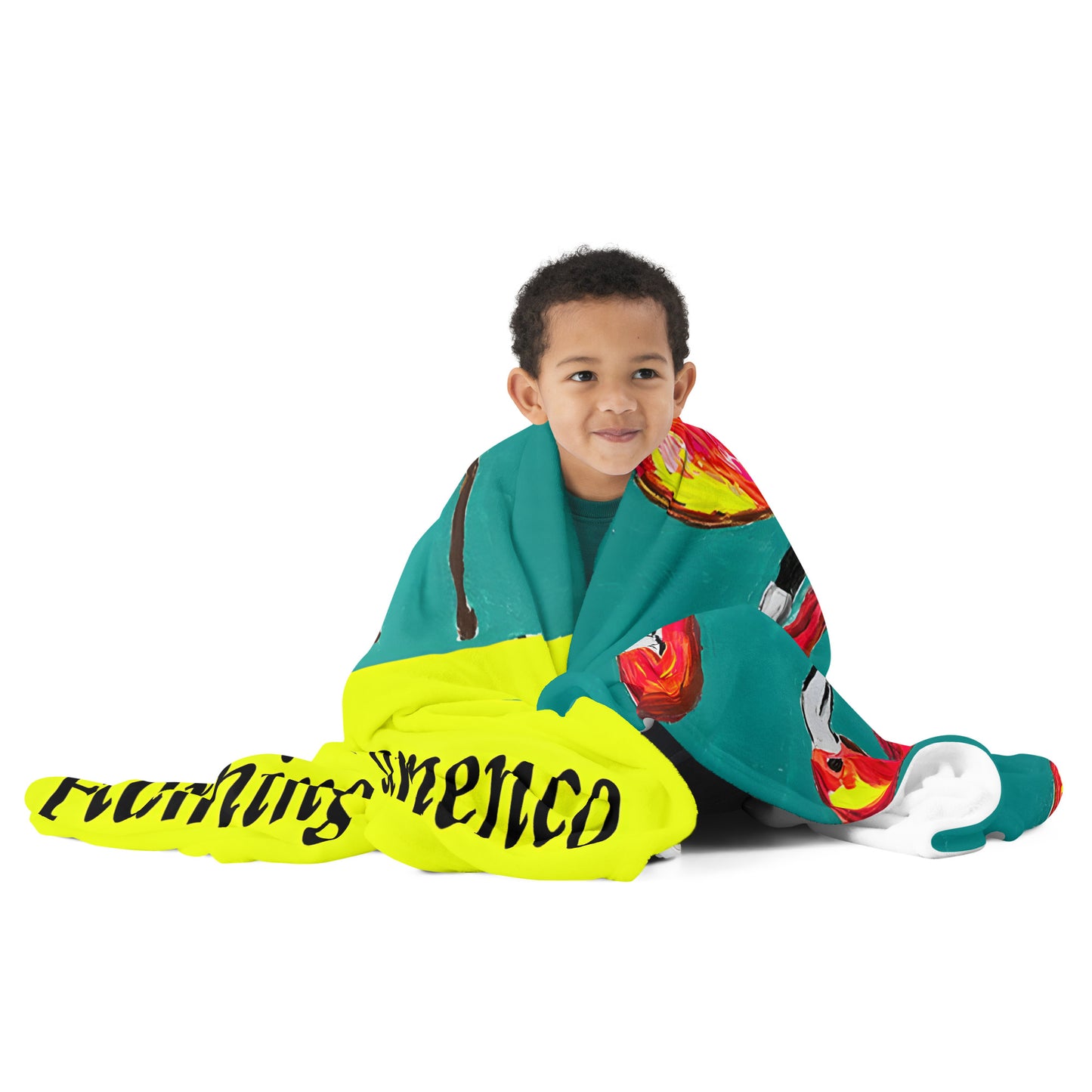 Flamingo Flamenco Throw Blanket - A Tango to Life