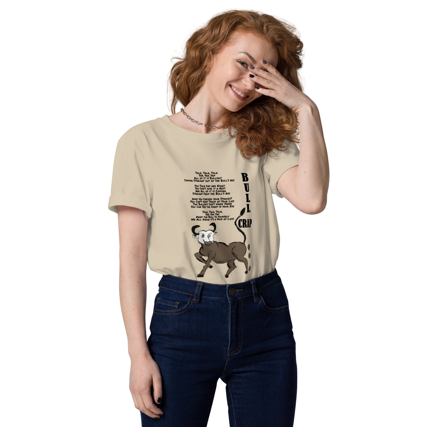 Bull Crap Unisex organic cotton t-shirt