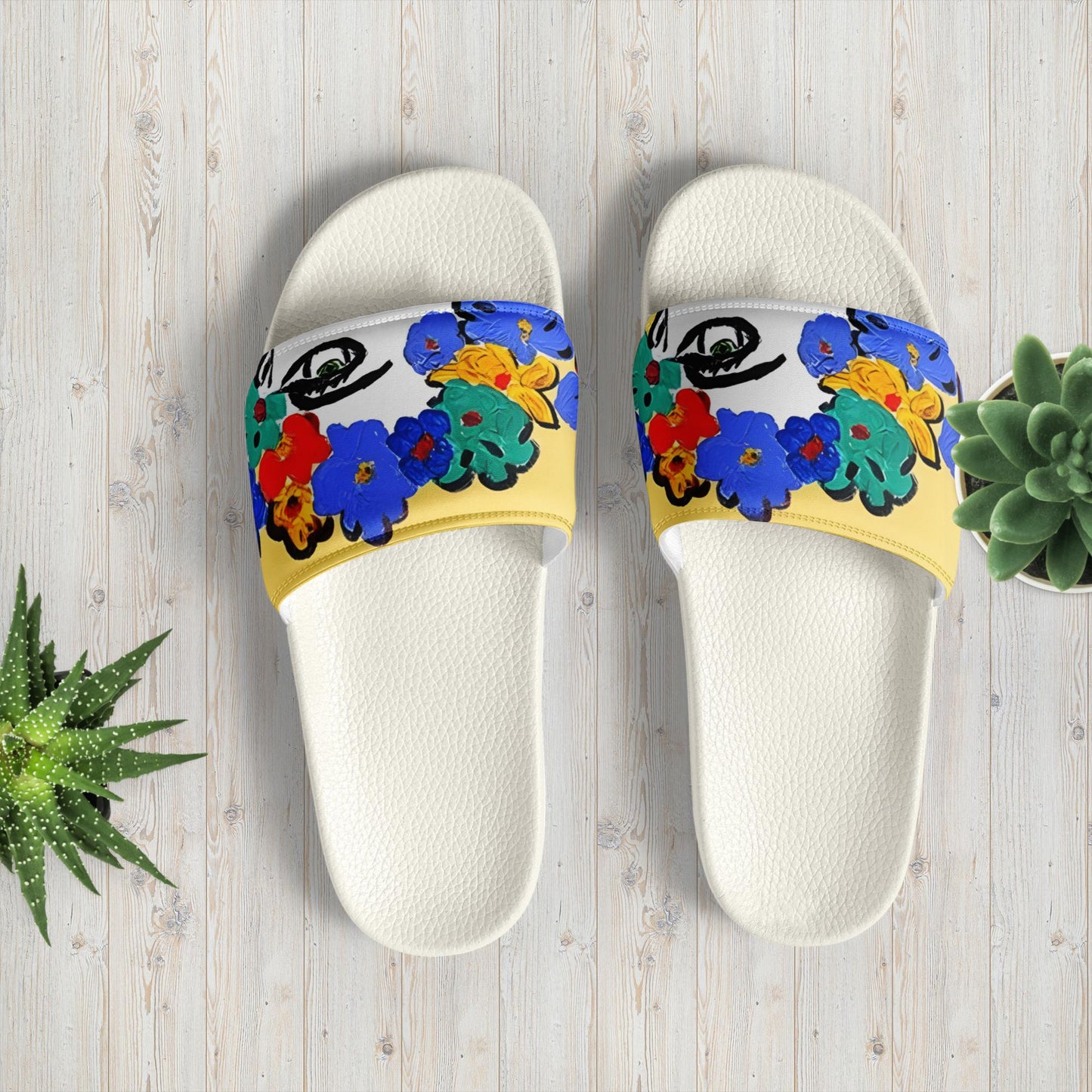 A Day For Flowers Women's slides