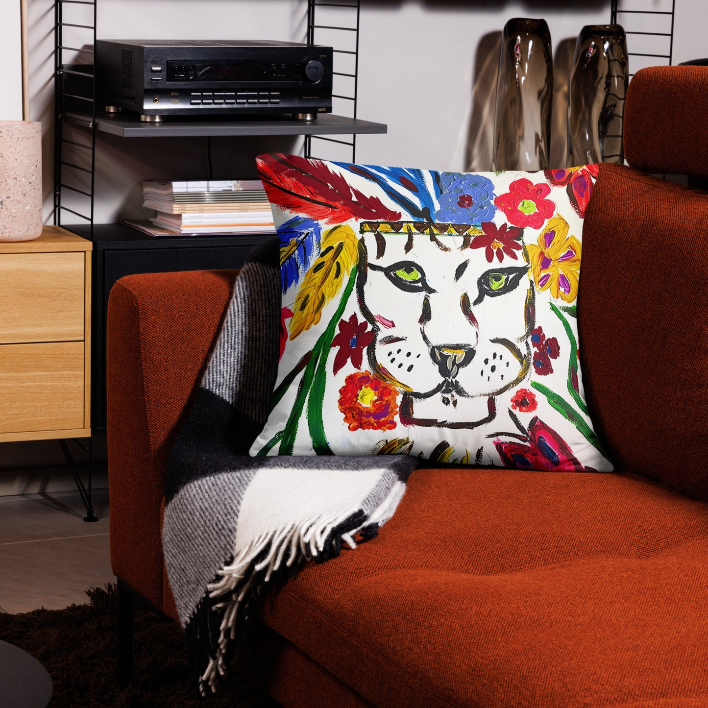 Magical Lion Basic Pillow