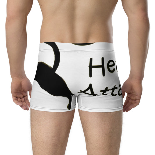 Black Cat Heart Attack Boxer Briefs