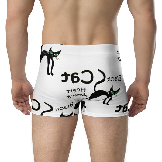 Black Cat Heart Attack Boxer Briefs