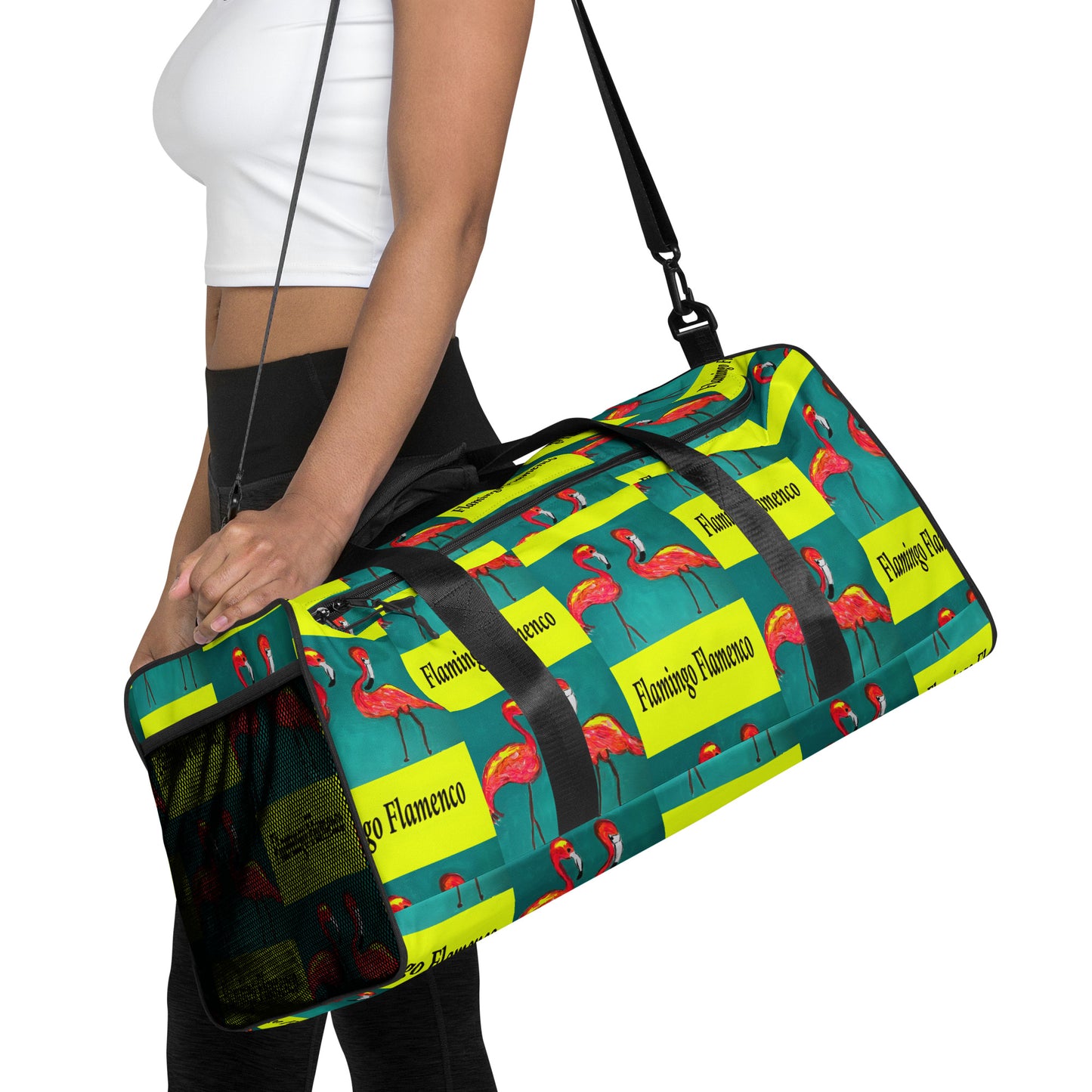 Flamingo Flamenco Duffle Bag