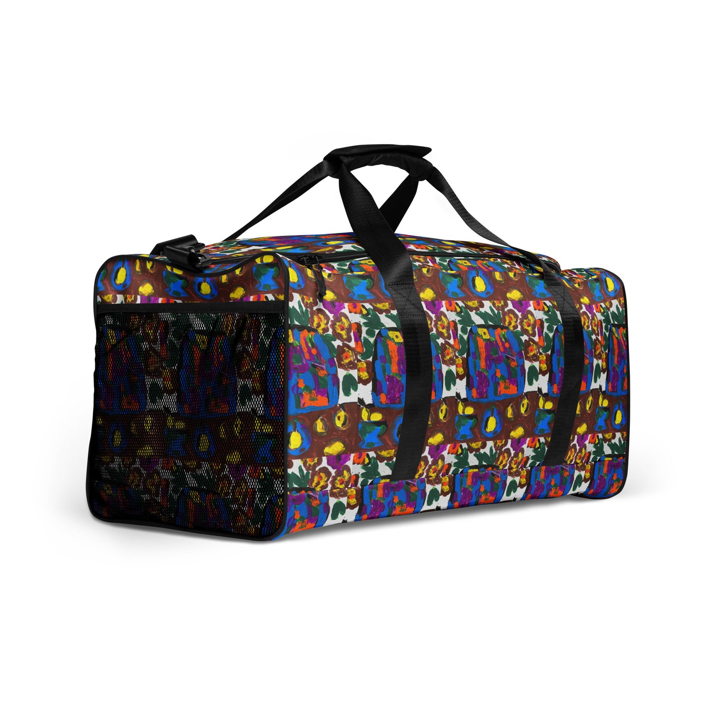 Flowers on the Table Duffle bag