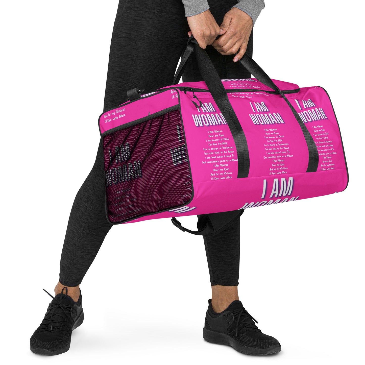 I Am Woman Duffle bag